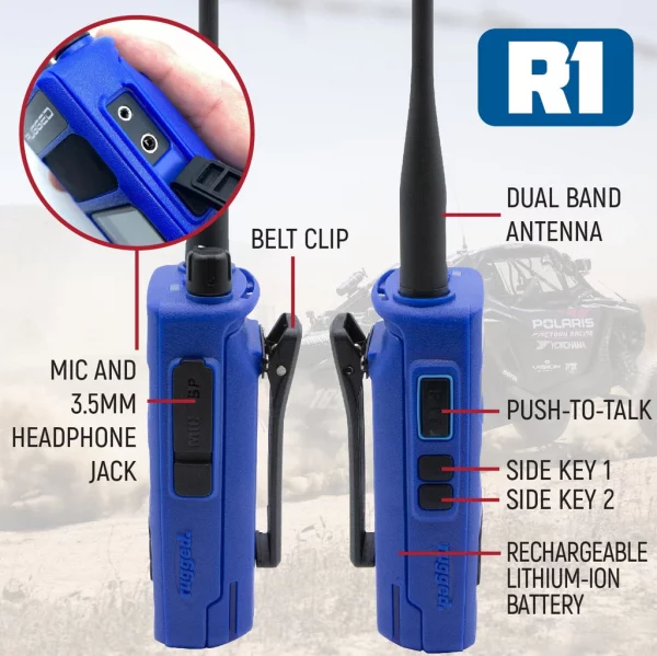 Radio Dual Rugged R1 - Imagen 3