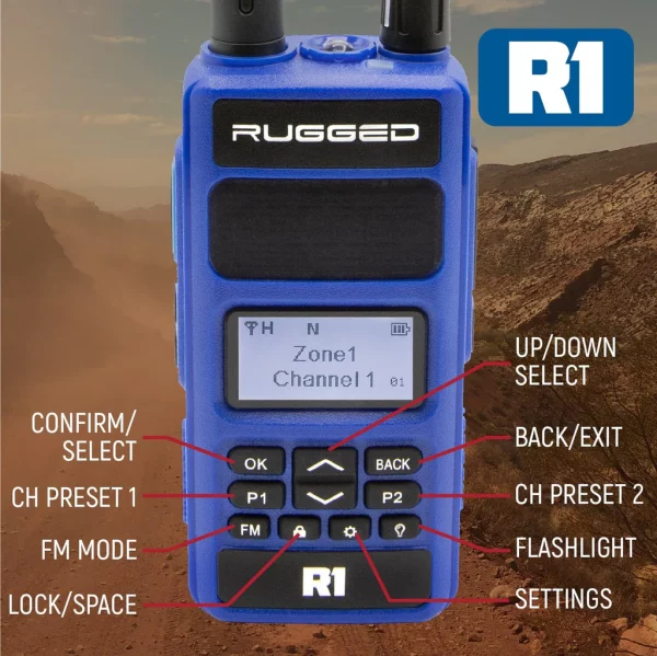 Radio Dual Rugged R1 - Imagen 4