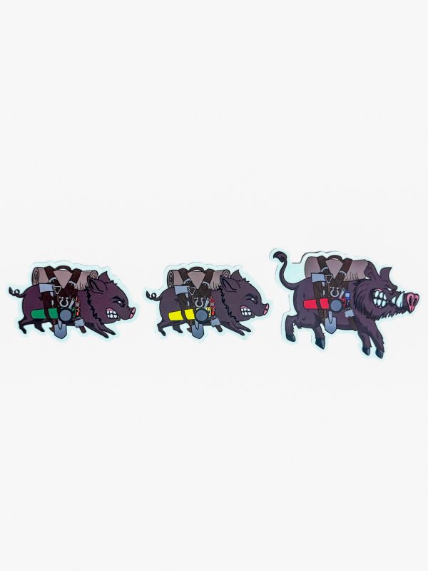 Set de stickers Hog Family
