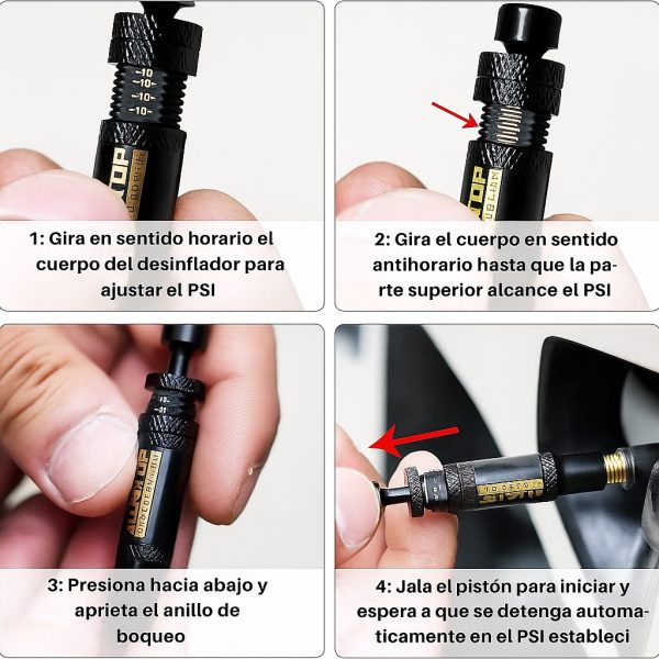 Set de desinfladores de llantas - Imagen 4