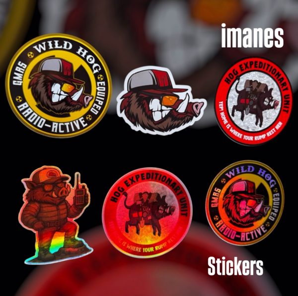 Set de stickers holograficos e imanes - Imagen 3