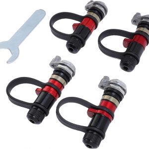 Set de válvulas para desinflado rápido de llantas