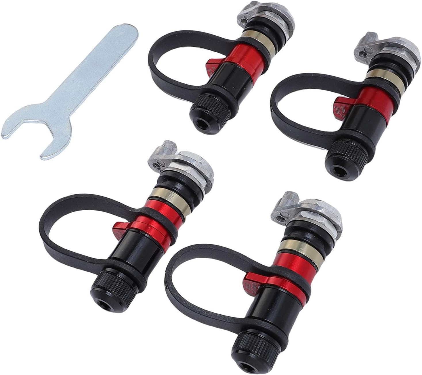 Set de válvulas para desinflado rápido de llantas