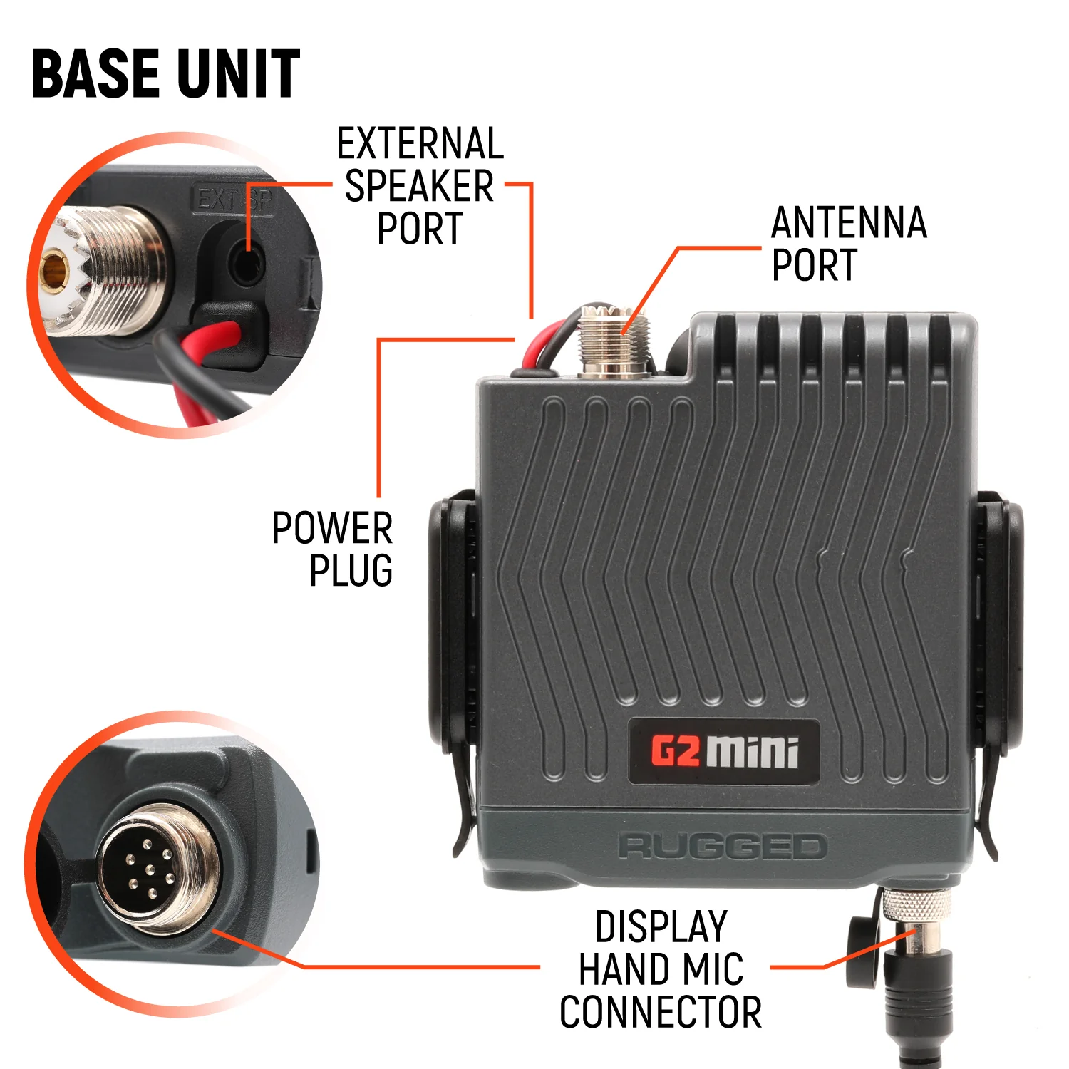 Radio Rugged G2 mini 30w GMRS - Imagen 5