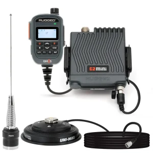 Radio Rugged G2 mini 30w GMRS con antena